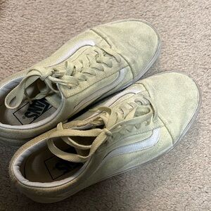 lime green suede vans
